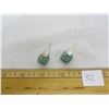 Image 3 : Sterling Silver 925 Ear Rings with Green Stones