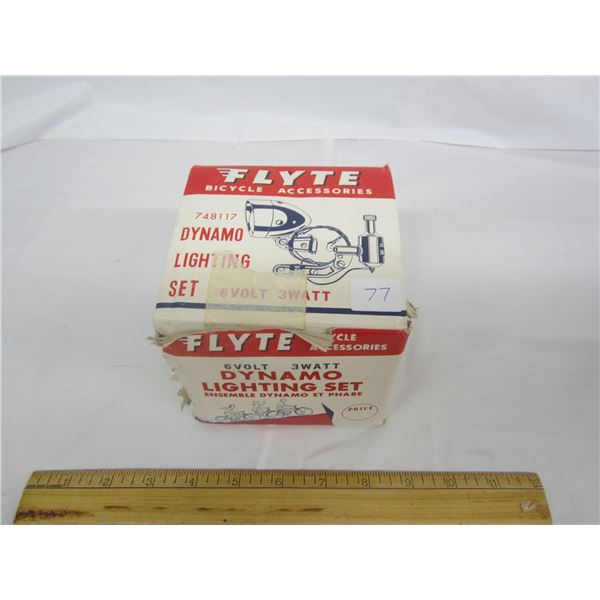 New in Box Flyte Dynamo Lighting For a Bicycle