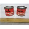 Image 1 : 2 Vintage Cans of CCM Cycle Enamel Paint for Bikes Unopened