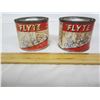Image 1 : 2 Vintage Cans of Flyte Bicycle Paint Unopened