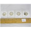 Image 1 : 4 Canadian Silver Quarters