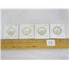Image 1 : 4 Canadian Silver Quarters