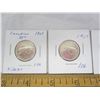 Image 2 : 4 Canadian Silver Quarters