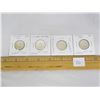 Image 1 : 4 Canadian Silver Quarters