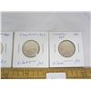 Image 3 : 4 Canadian Silver Quarters