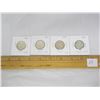 Image 1 : 4 Canadian Silver Quarters