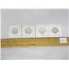 Image 1 : 4 Canadian Silver Quarters