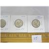Image 3 : 4 Canadian Silver Quarters