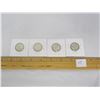 Image 4 : 4 Canadian Silver Quarters