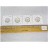 Image 1 : 4 Canadian Silver Quarters
