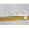 Image 4 : 4 Canadian Silver Quarters