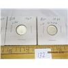 Image 3 : Lot of 4  Silver Collectable Canadian Dimes