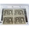 Image 1 : Block of 4 Quebec 1908 Ter century ½ Cent OG Mint Never Used