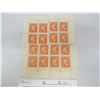 Image 1 : 4 Corner Blocks Wartime 4 Cent Mint OG Never Used