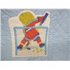 Image 4 : 1984 Cabbage Patch Kids Childs Blanket in Great Condition with Hockey Player on it  3 feet x 4 feet