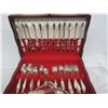 Image 2 : Large Antique Silver Plated Cutlery Set in a Mahogany Chest