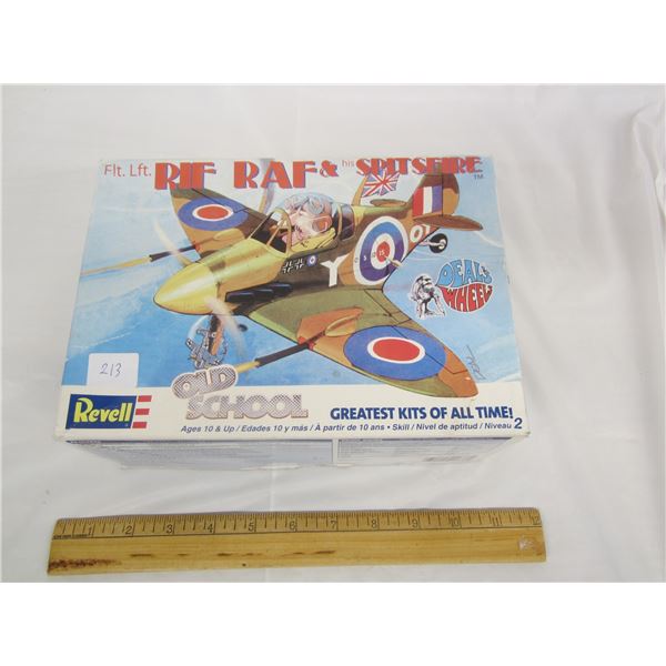Hard to Find Rif Raf and His Spitfire Model Kit Unbuilt