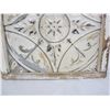 Image 3 : Antique Metal Ceiling Tile in a Antique Wood Frame 23 inches x 24 inches