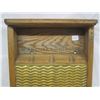 Image 2 : Antique WashBoard with Rare Brass Scrubber