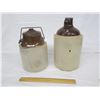 Image 3 : 2 Antique One Gallon Stoneware Jugs