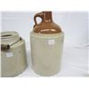 Image 3 : 2 Antique Crocks One Open Crock and One Jug