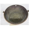 Image 2 : Rare Antique Round Bottom Solid Copper Cauldron