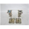 Image 2 : Matching Pair of Candlesticks Silver Plated 10 inches Tall