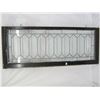 Image 1 : Antique circa 1915 Leaded Glass Window 4 feet Long 19 inches Tall Ready to Hang no damage