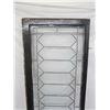 Image 2 : Antique circa 1915 Leaded Glass Window 4 feet Long 19 inches Tall Ready to Hang no damage