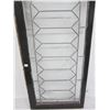 Image 3 : Antique circa 1915 Leaded Glass Window 4 feet Long 19 inches Tall Ready to Hang no damage