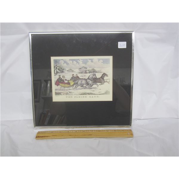 Antique PostCard in Frame