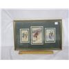 Image 1 : 3 Antique Postcards in a Frame Hockey, Skating