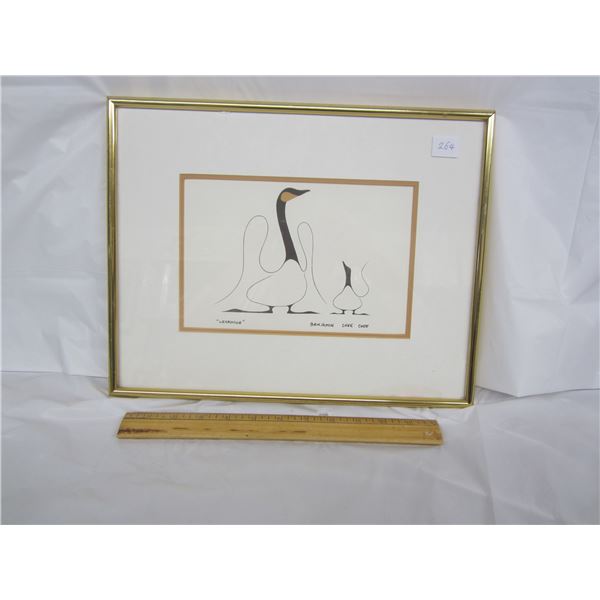 Benjamin Chee Chee Print Framed Learning