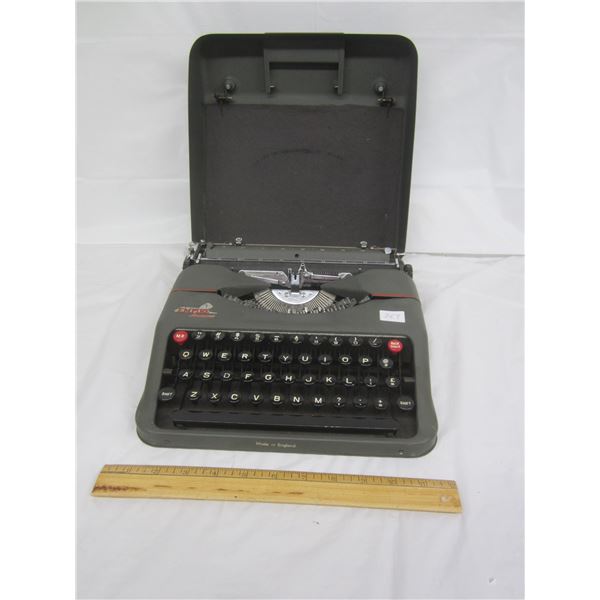 Antique Portable Typewriter made by Empire of England