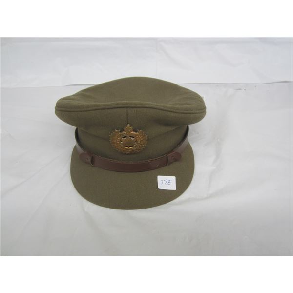 Canadian WW2 Officers Training Corps Hat with Badge