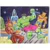 Image 3 : The Incredible Hulk Giant Story Coloring Book 1977 Marvel 22 inches by 17 inches