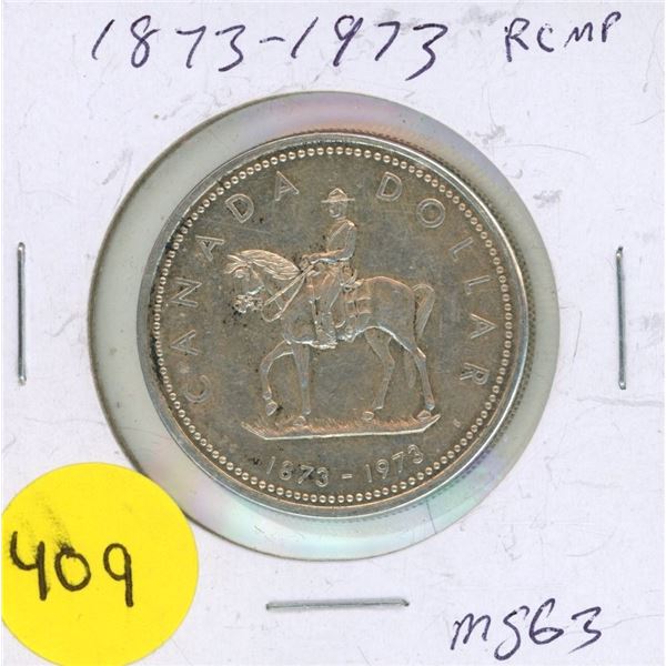 1973 RCMP Canadian Dollar.