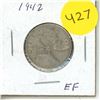 Image 1 : 1942 Canadian 25 Cents Coin.