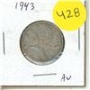 Image 1 : 1943 Canadian 25 Cents Coin.
