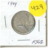 Image 1 : 1944 Canadian 25 Cents Coin.