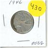 Image 1 : 1946 Canadian 25 Cents Coin.