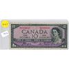 Image 1 : 1955 Canadian Ten Dollar.