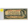 Image 1 : 1954 Canadian Fifty Dollar.