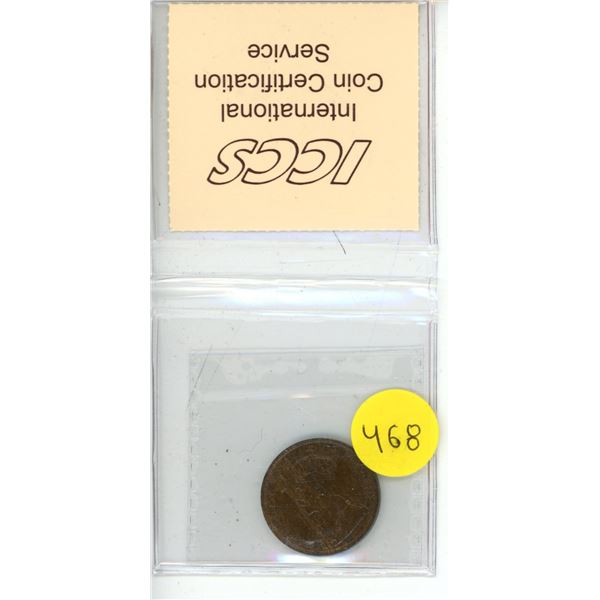 ICCS 1918 Canadian One Cent - MS62 - Red & Brown.