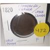Image 1 : 1820 Upper Canada Half Penny Token.