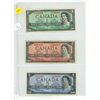 Image 1 : 1954 Canadian One Two and Five Dollar.