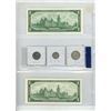 Image 2 : 1967 Canadian Currency Page. (5, 10, 25 Cents and 1 Dollar)