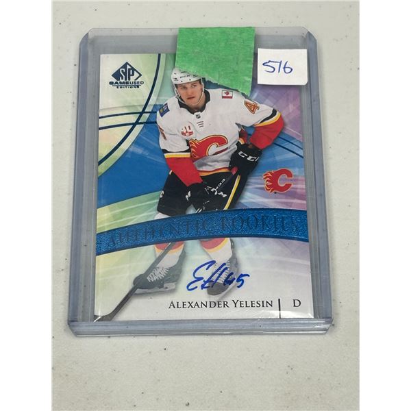 Alexander Yelesin - Autographed Rookie Card