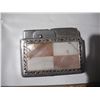 Image 2 : Fisher "98" Mark of Quality Lighter with Mother of Pearl Design.