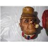Image 2 : (2) Vintage Bosson Heads. (Have Chips)